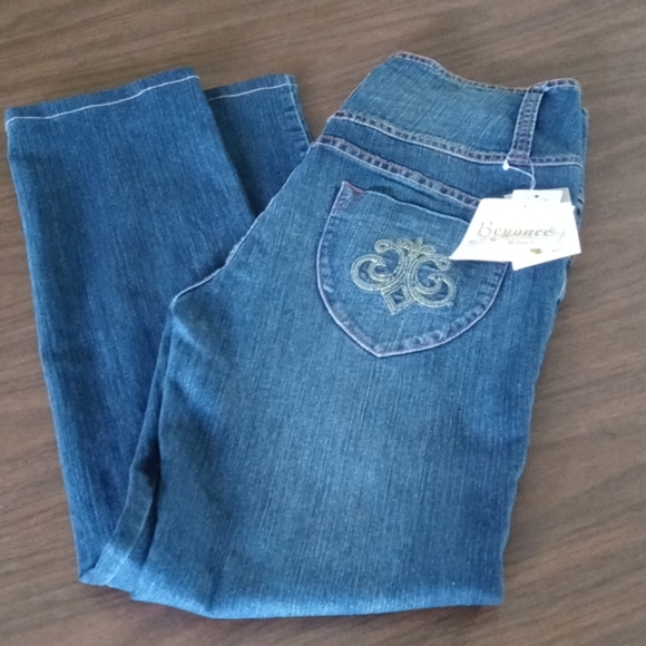 Beyonce Deréon High-Waist Blue Jeans 11/12 NWT - Picture 5 of 6